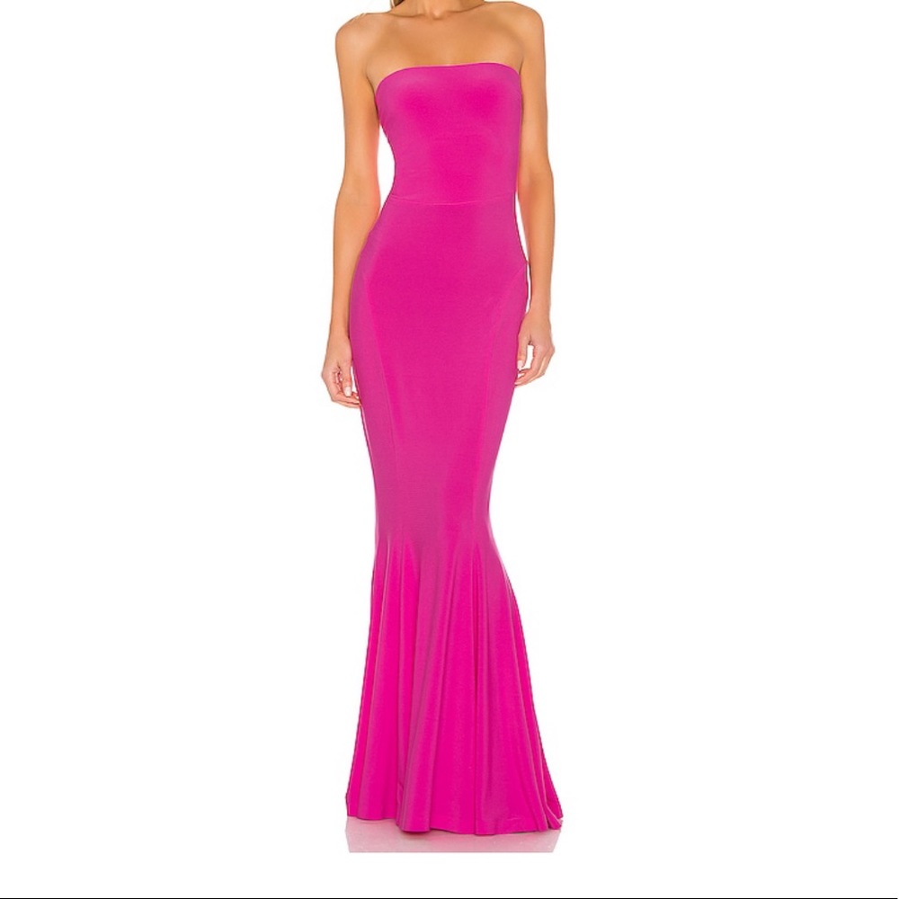 X Revolve Strapless Fishtail Gown in Orchard Size Size Small worn once
